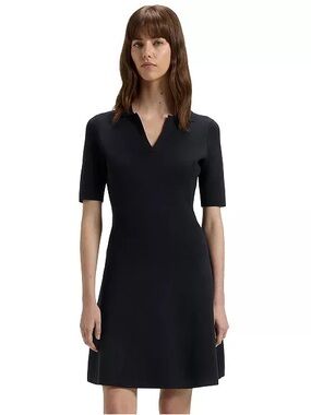 BOSS by Women's Knitted Skipper Collar Dress